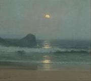 Lionel Walden Moonlight Over the Coast oil